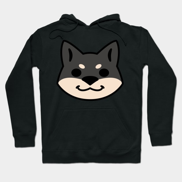 Black and tan Shiba Hoodie by kaeru